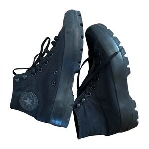 Converse All Star Lugged Black Chunky Sole High-Tops